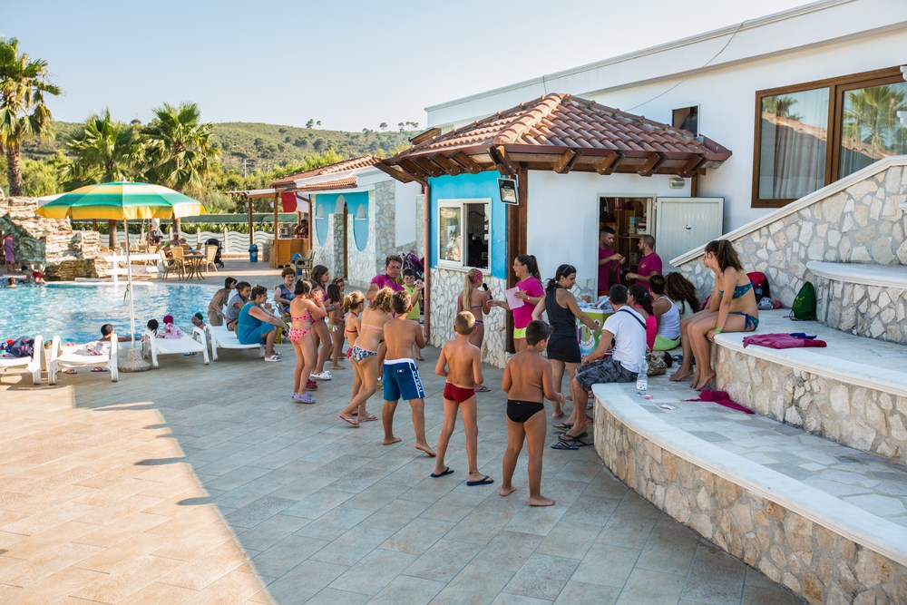piscine del villaggio Verdemare di Vieste in Gargano